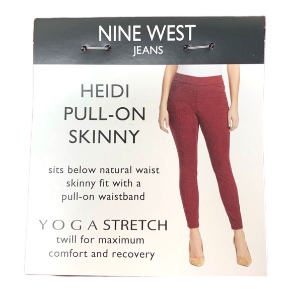 Sz6 Nine West Heidi Pull On Skinny Jeans NWT - Picture 6 of 6